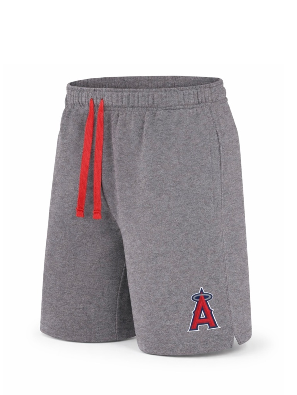 Men's Official Licensed MLB Anaheim Angels Heather Gray Iconic Logo Shorts Small - Picture 8 of 8